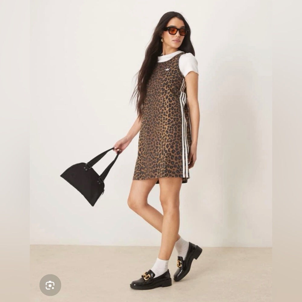 Adidas Original Animal Print Denim Dress
